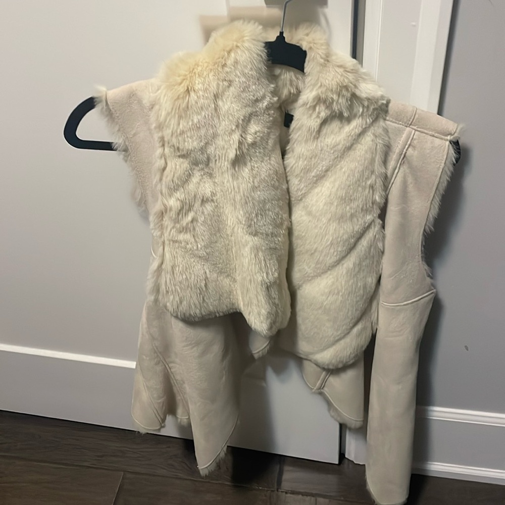 BEBE faux fur vest